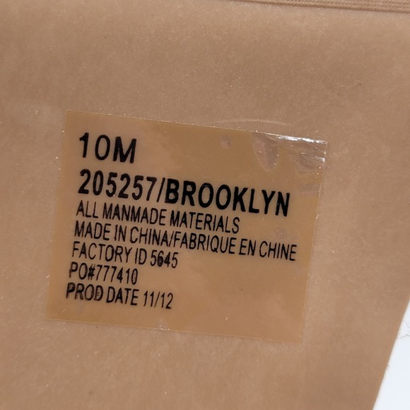 Maurices Brooklyn Brown Cork Wedge Heels Sandals Braided Faux Leather 10 M Shoes - Picture 12 of 14